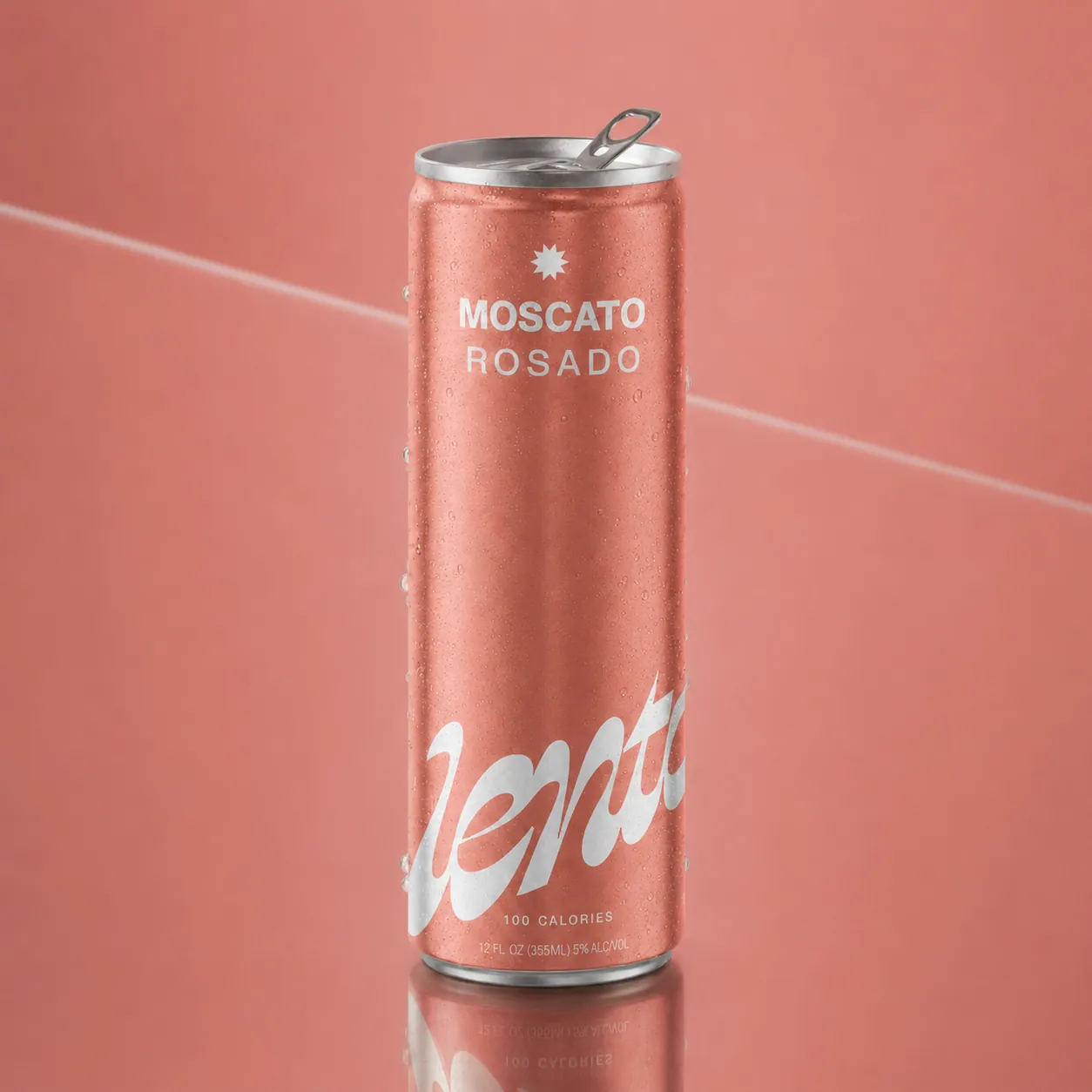 Lento Moscato Rosado — fotografía de producto